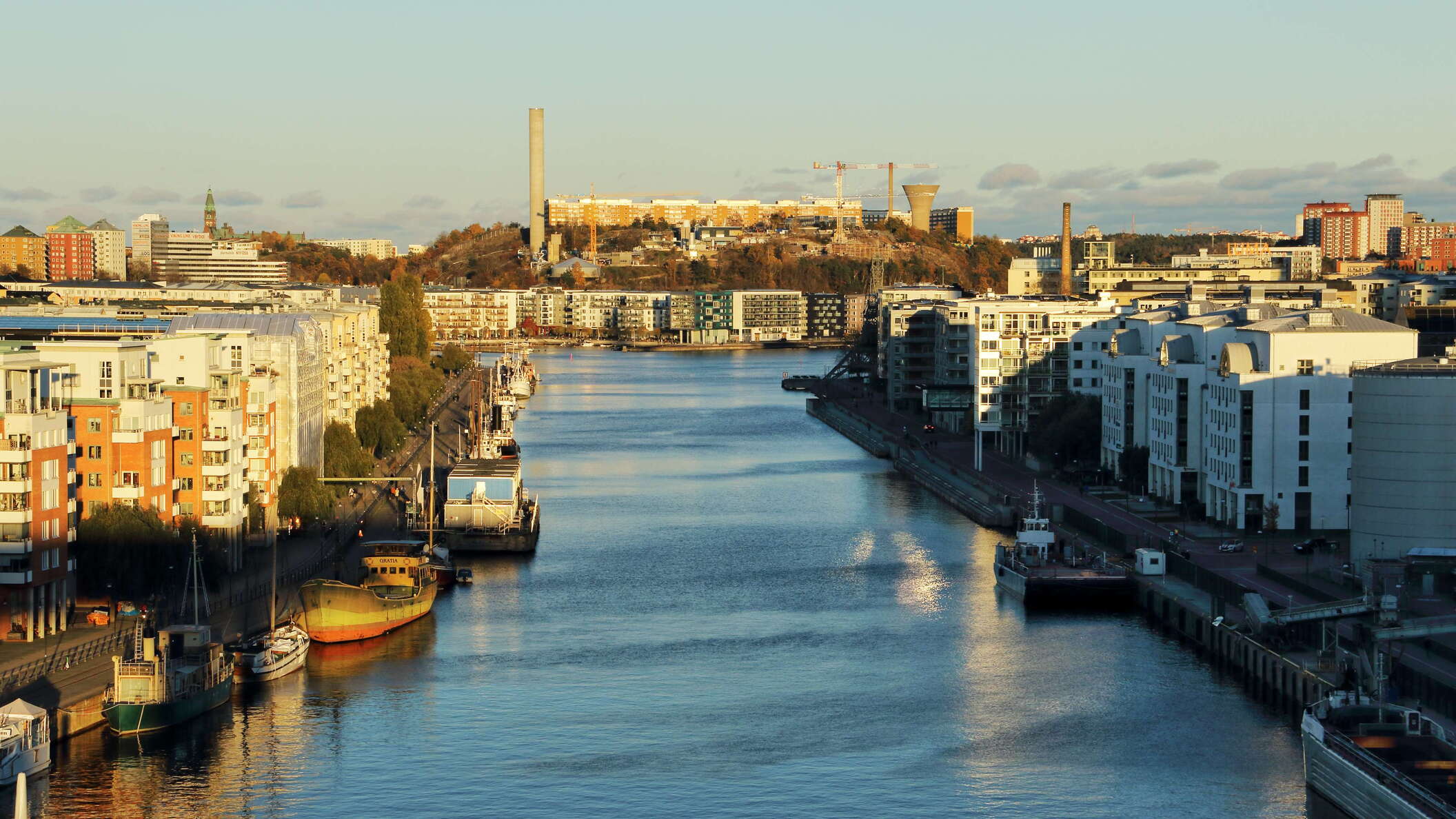 Stockholm | Hammarbyhamnen at sunset