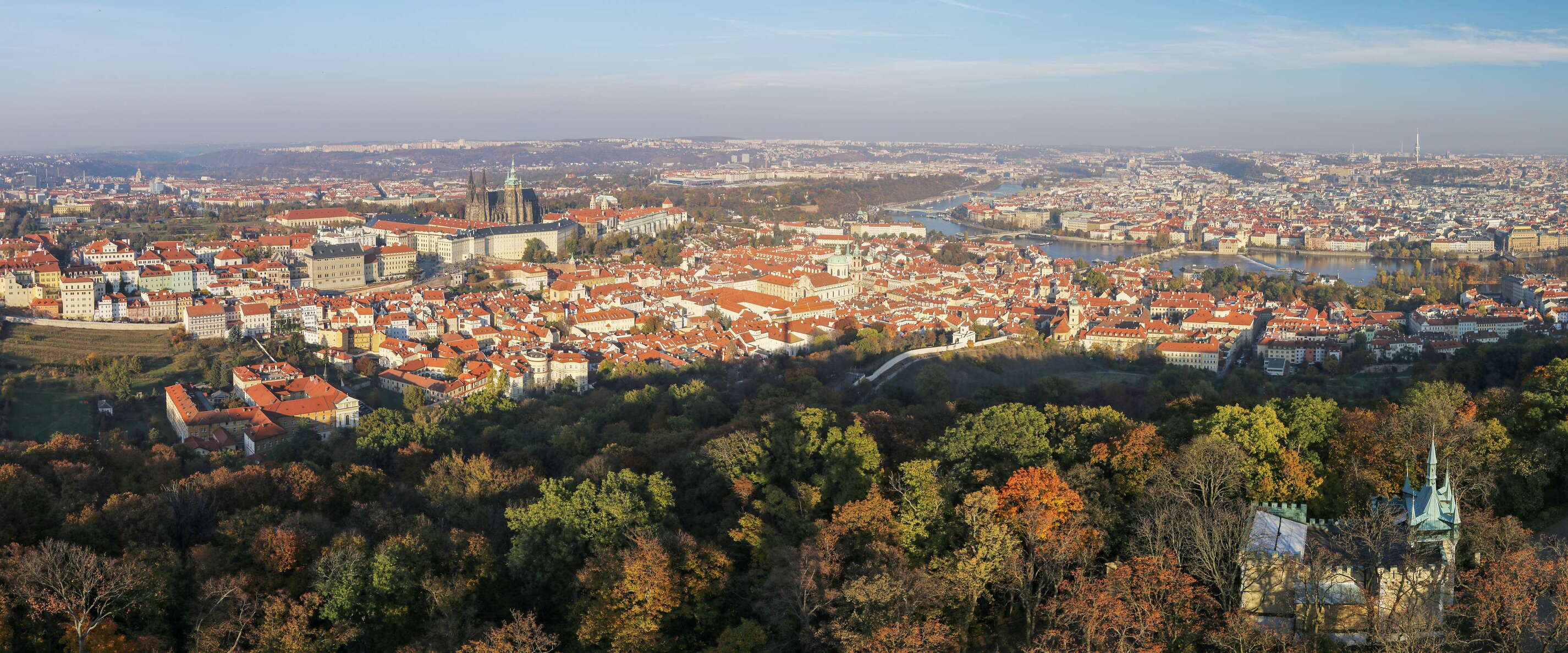 Praha | Panoramic view of the historic centre