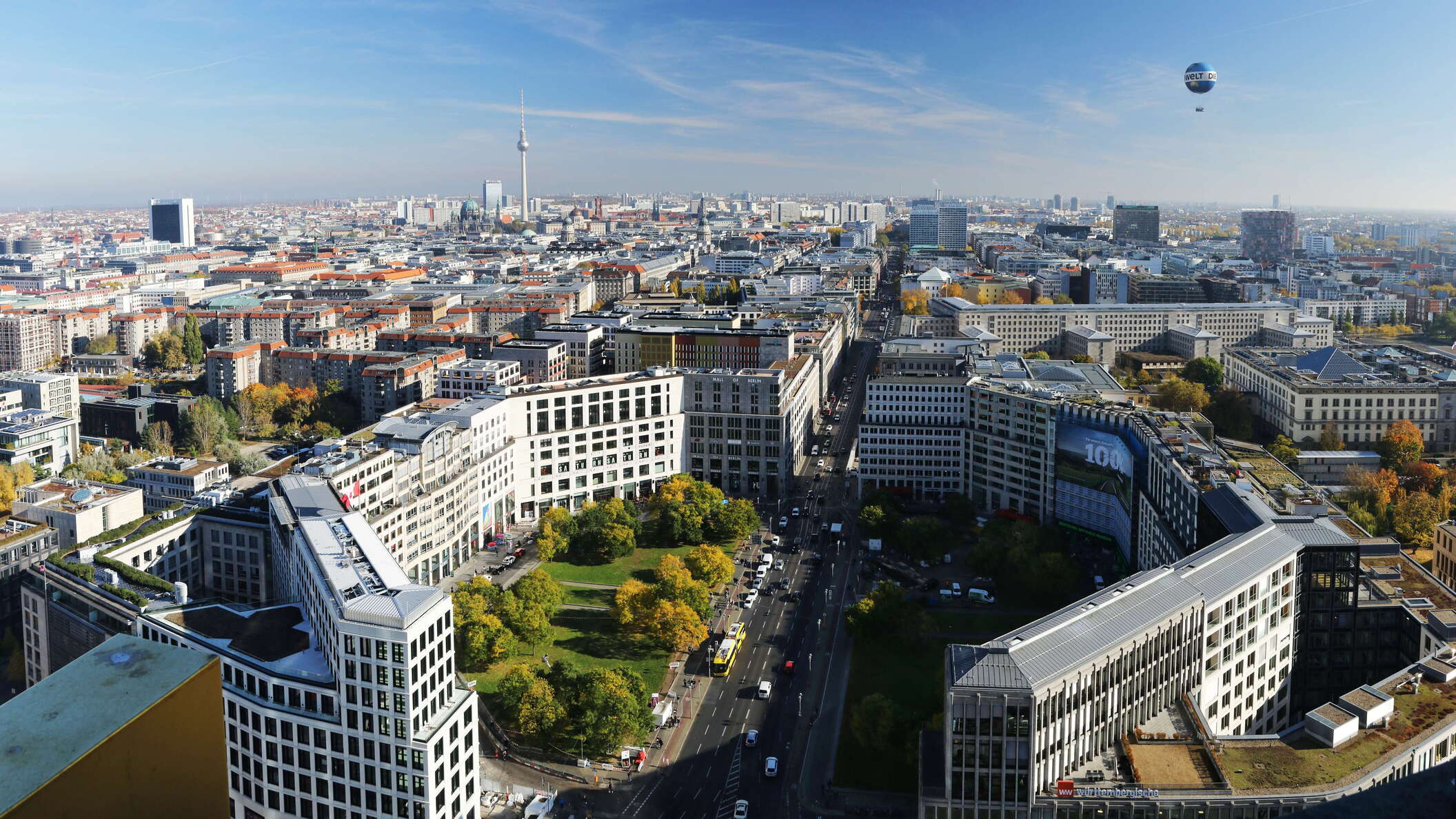 Berlin | Panoramic view with Leipziger Platz