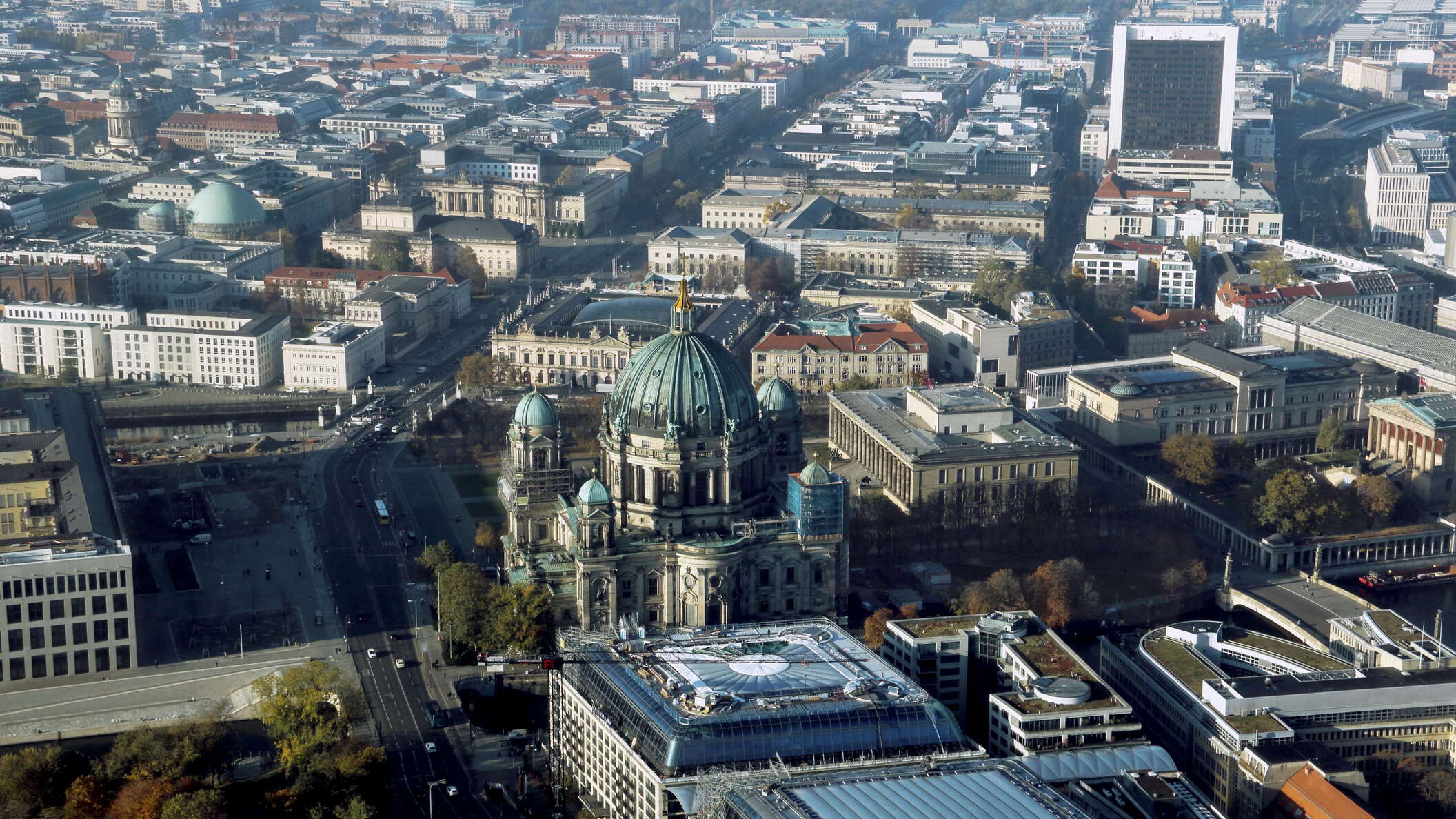 Berlin Mitte with Cathedral and Unter den Linden