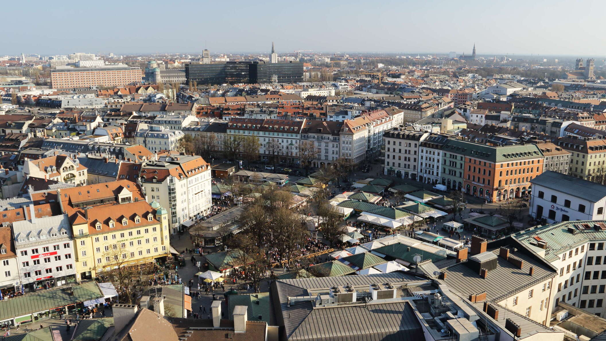 München | City centre with Viktualienmarkt