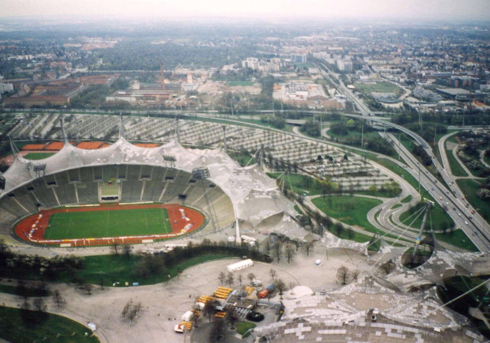 München | Olympiapark with Olympiastadion