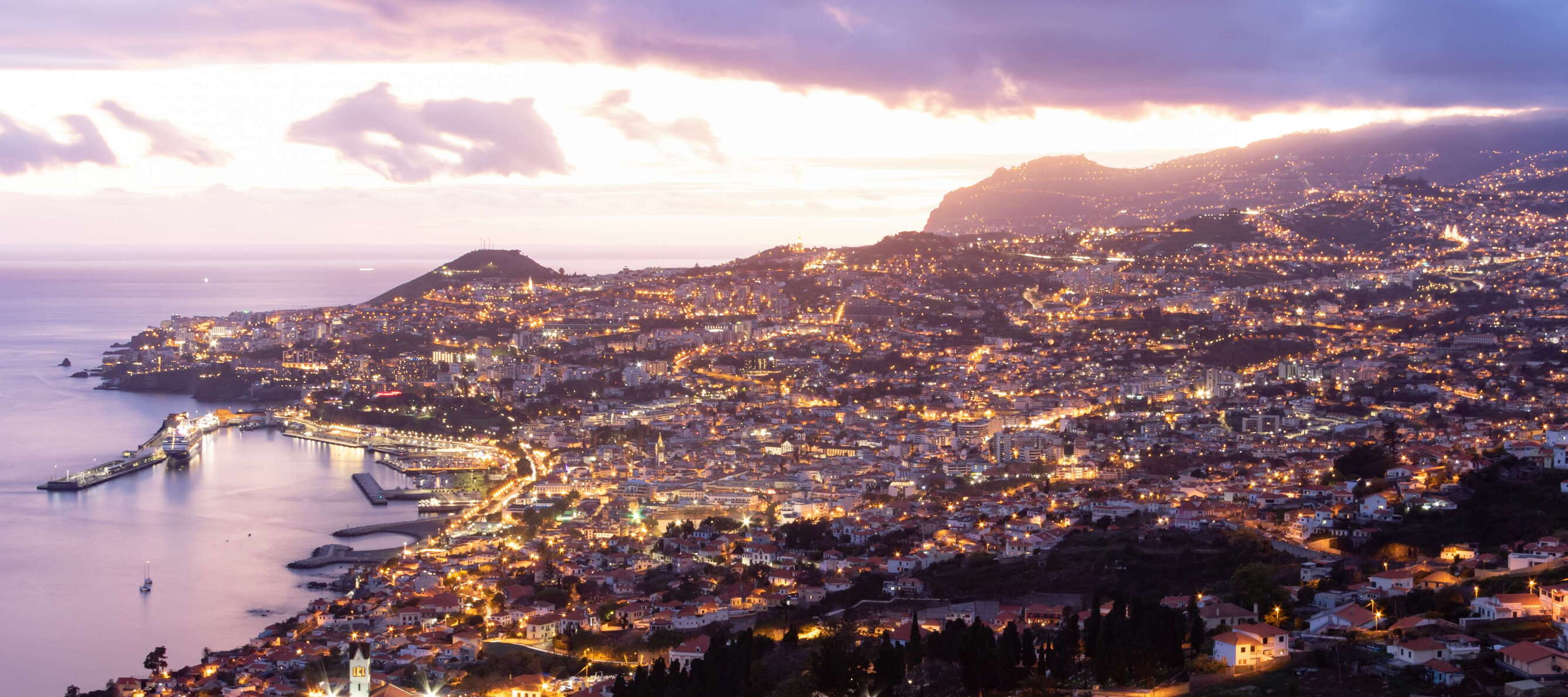 Funchal at dusk