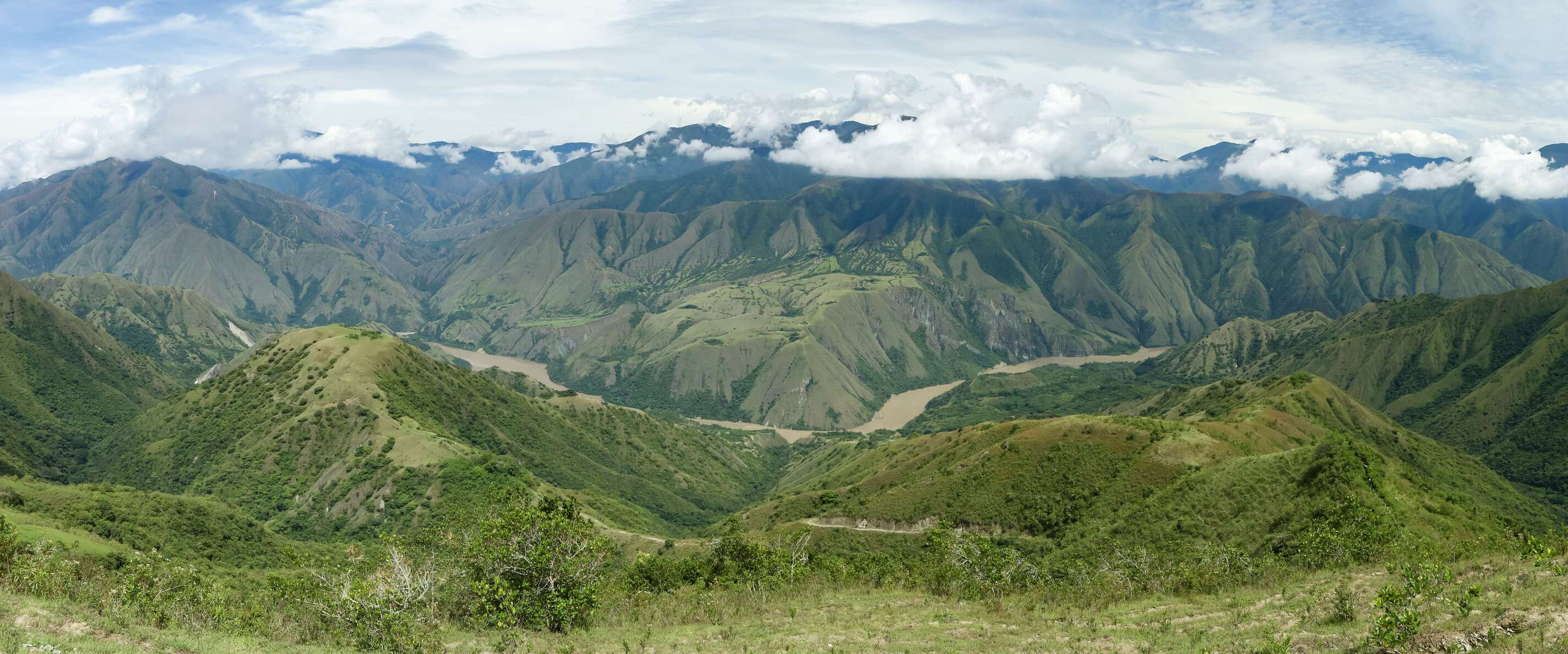 Cauca Valley with El Guasimo Landslide