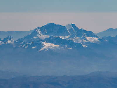 Cordillera Blanca | Aerial view with Nevado Huascarán