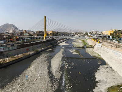 Lima | Río Rímac with Puente Rayito de Sol