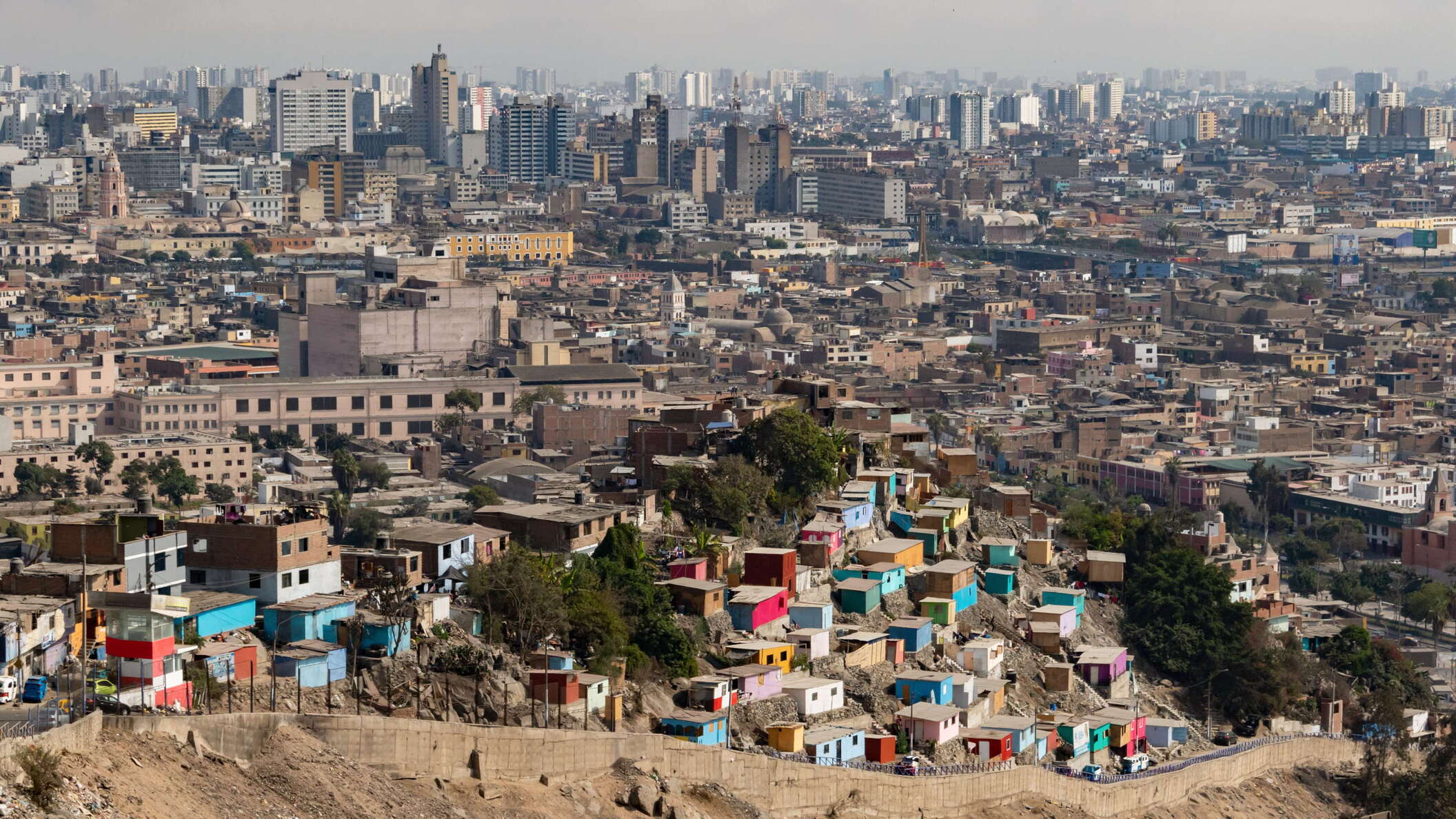 Lima | Pueblo joven at Cerro San Cristobal