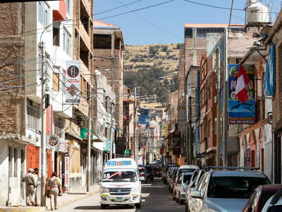 Puno | Street scene in the city centre