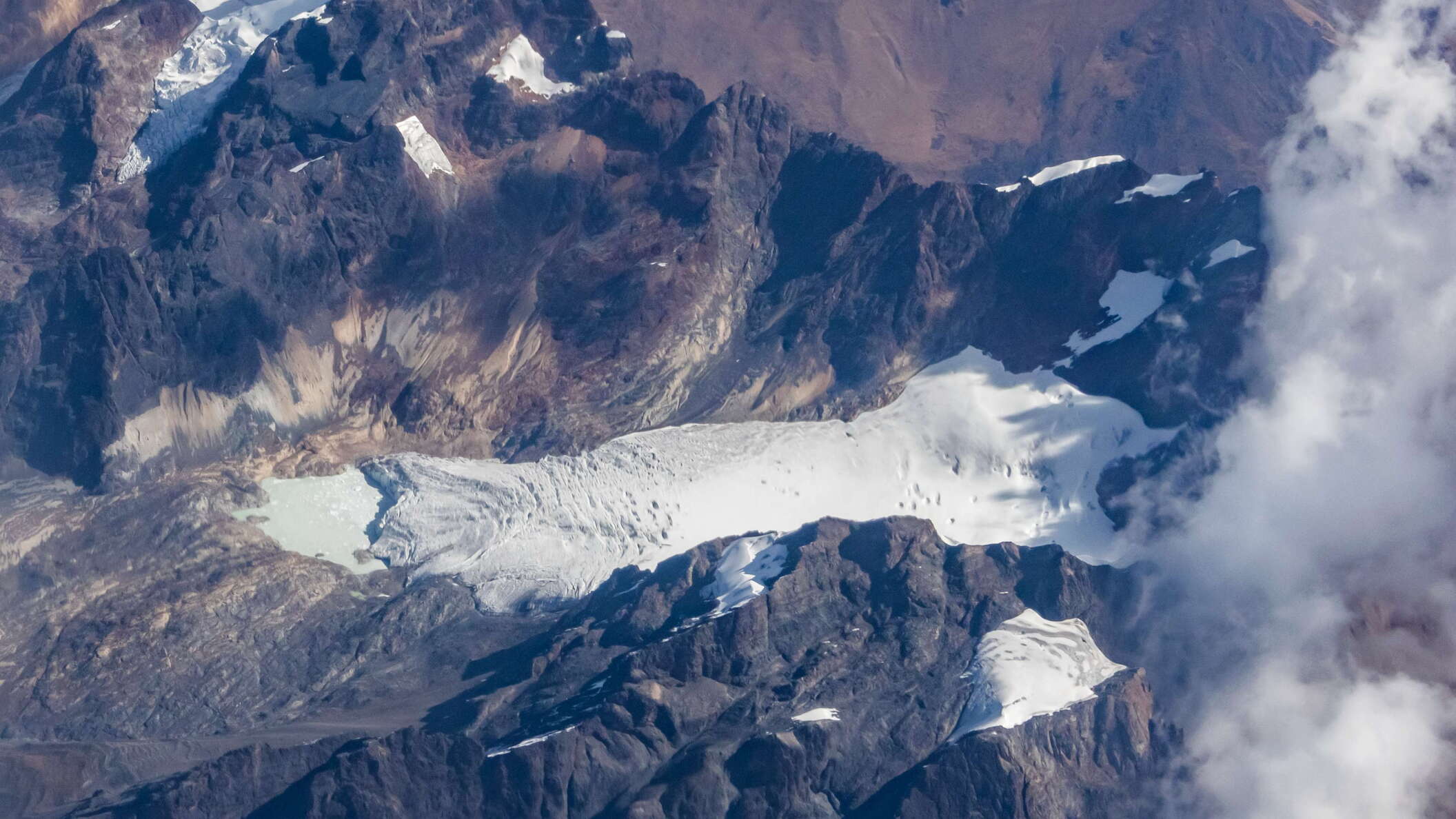 Cordillera Vilcabamba | Proglacial lake in 2022