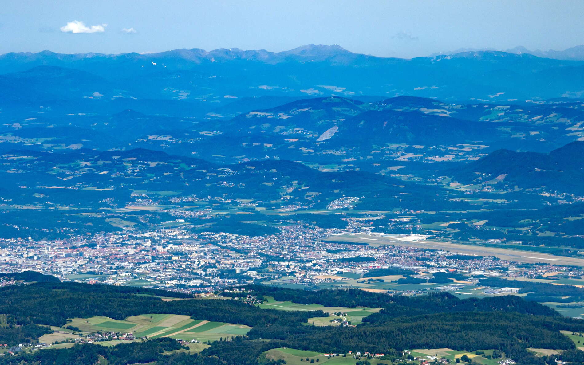 Klagenfurt Basin with Klagenfurt