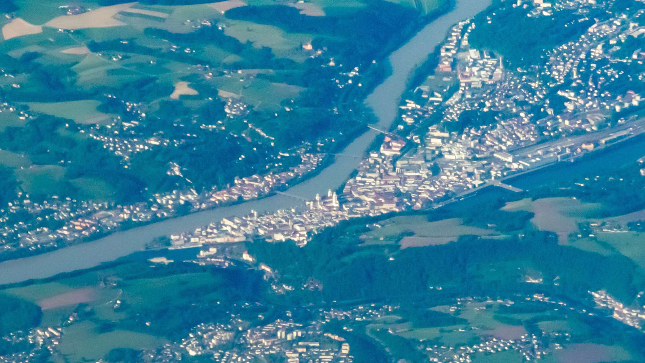 Passau with Danube and Inn