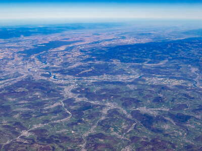 Rhine Valley with Schwarzwald and Vosges
