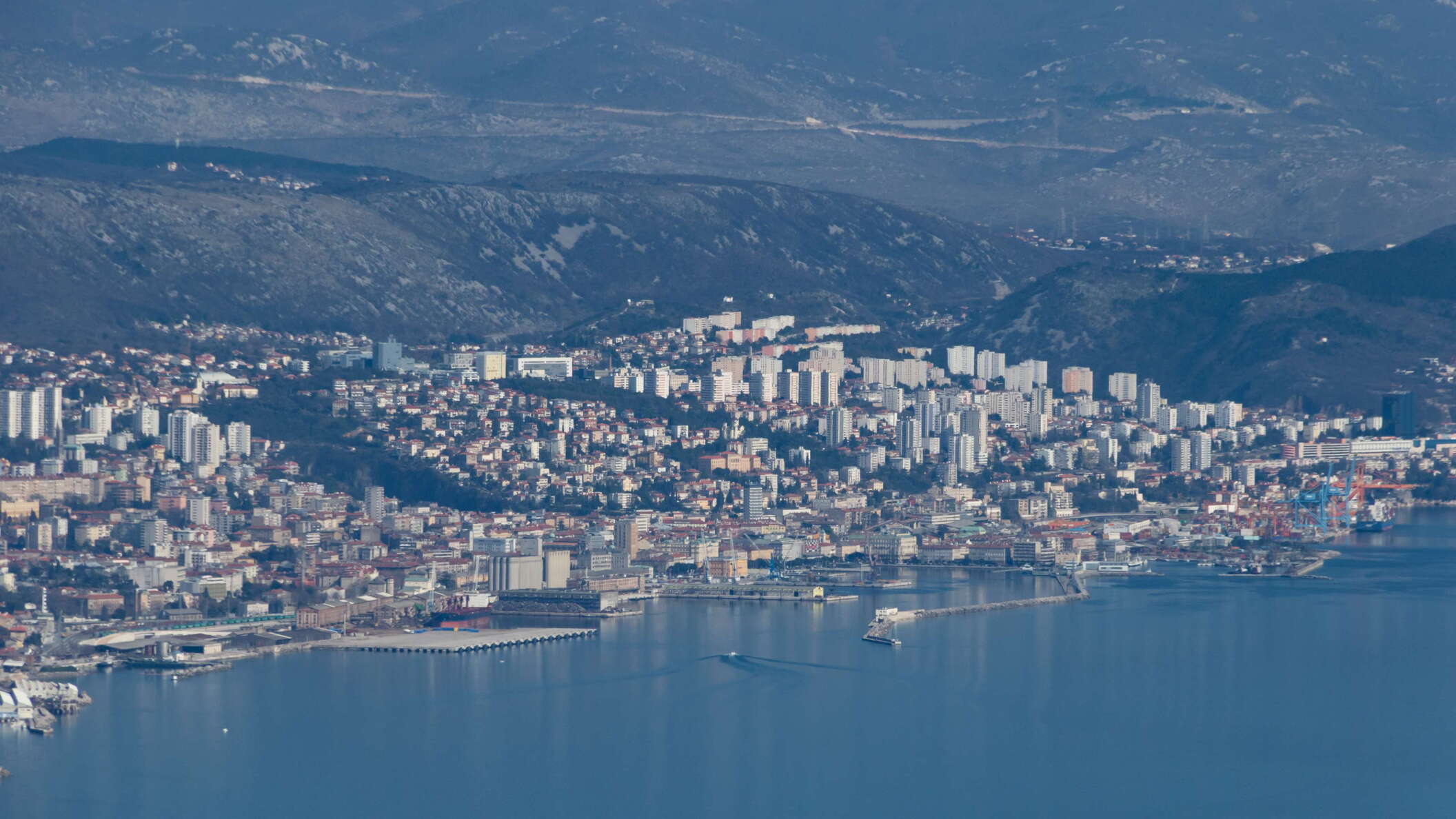 Kvarner Gulf with Rijeka
