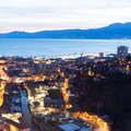 Rijeka | City centre and Kozala after sunset