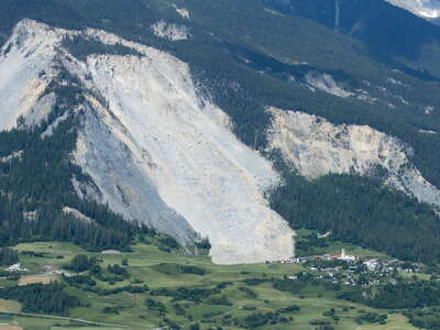 Albula Valley | Brienz with rock avalanche