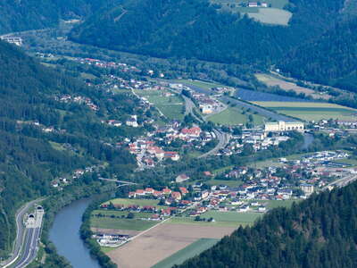Mur Valley with Kirchdorf and Pernegg