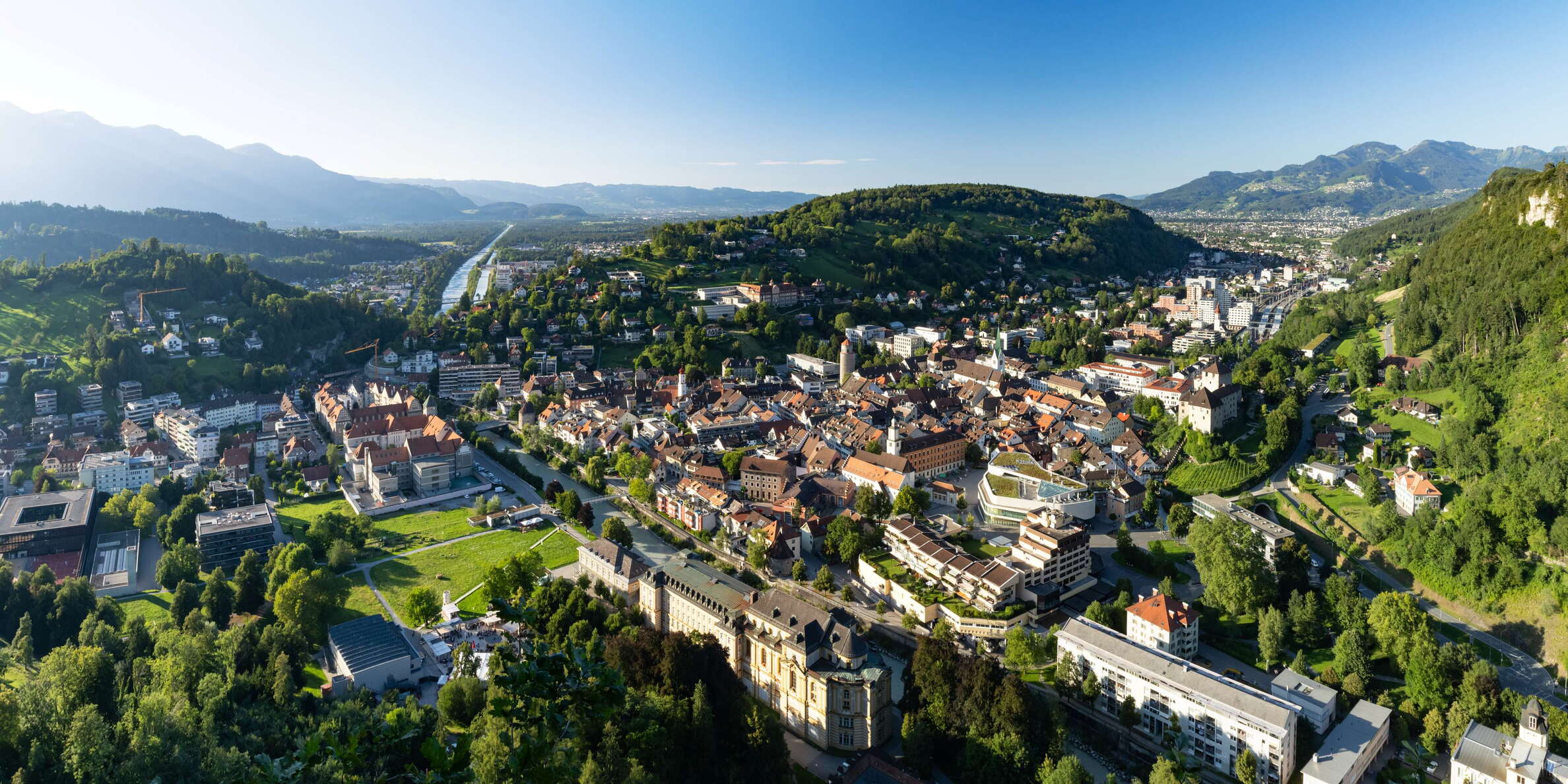Feldkirch | Panoramic view with historic centre