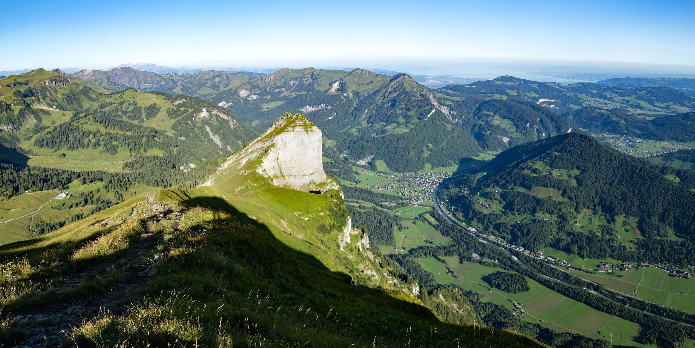 Bregenzerwald with Bregenzer Ach valley