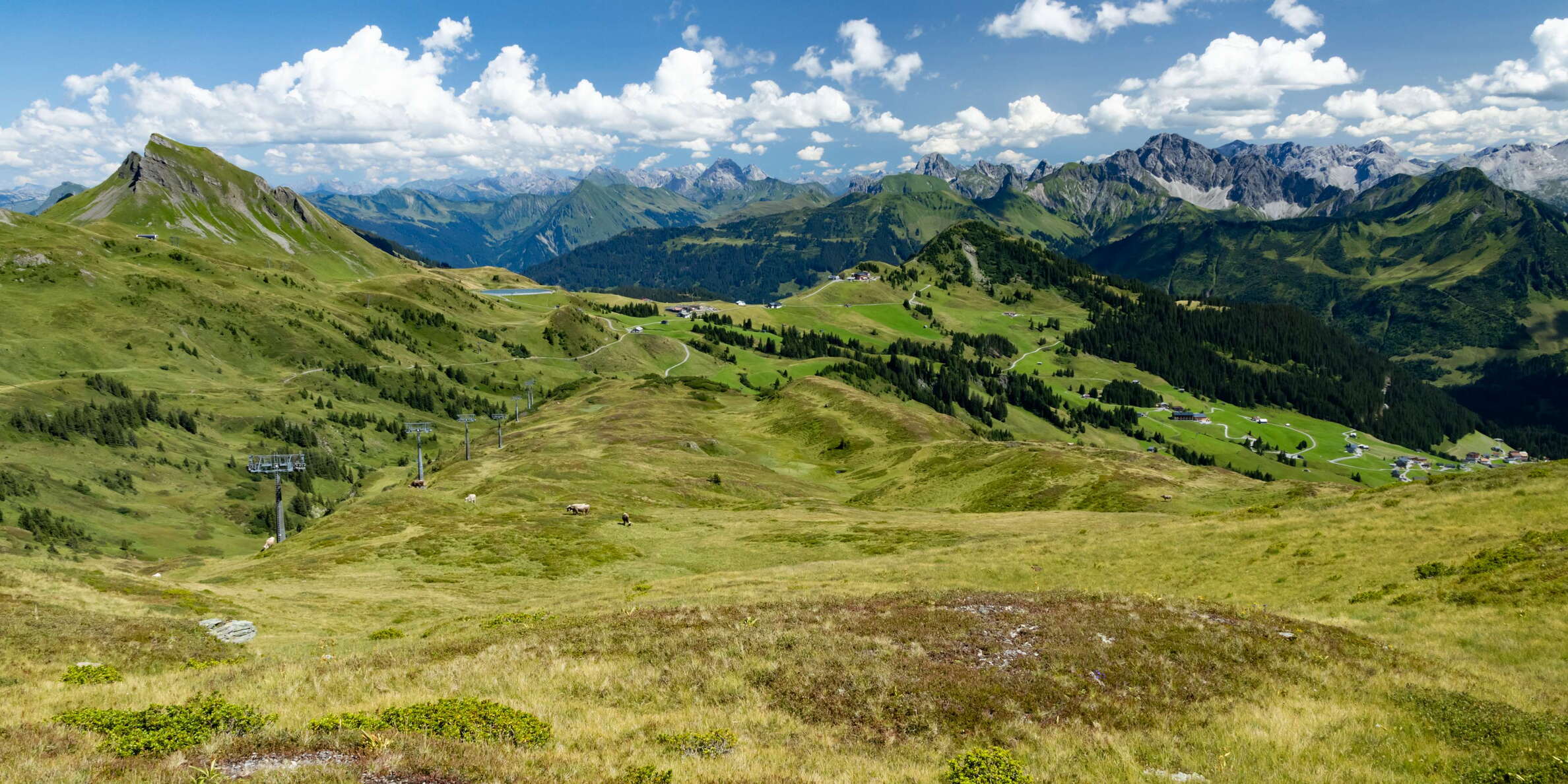 Damülser Berge and Lechquellengebirge