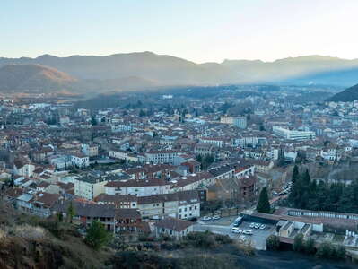 Olot | Panoramic view at sunset