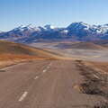 El Tatio | Altiplano with road to Tocorpuri