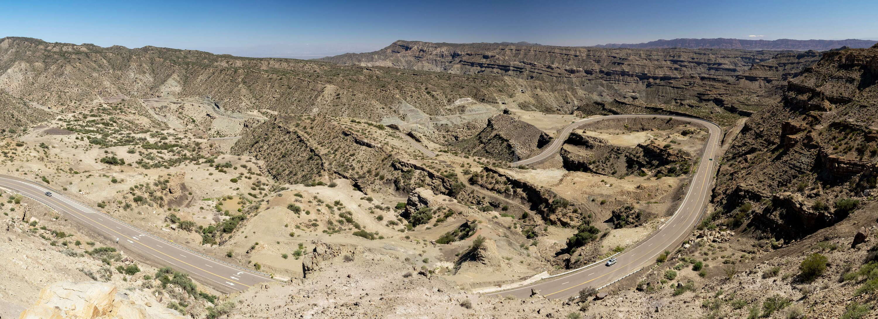 Parque Provincial Ischigualasto with Ruta Nacional 150