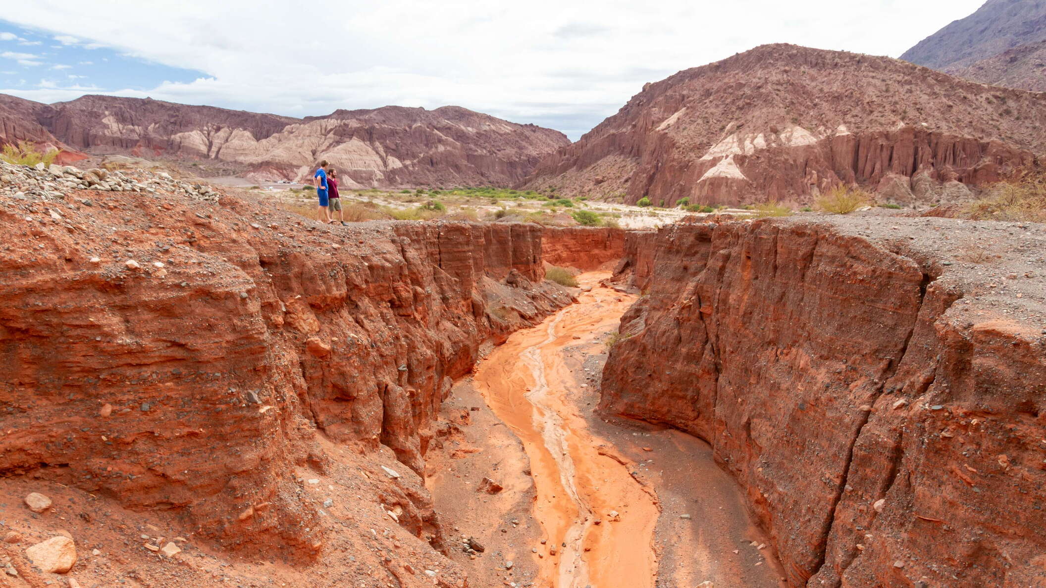Quebrada de Las Conchas | Gully erosion