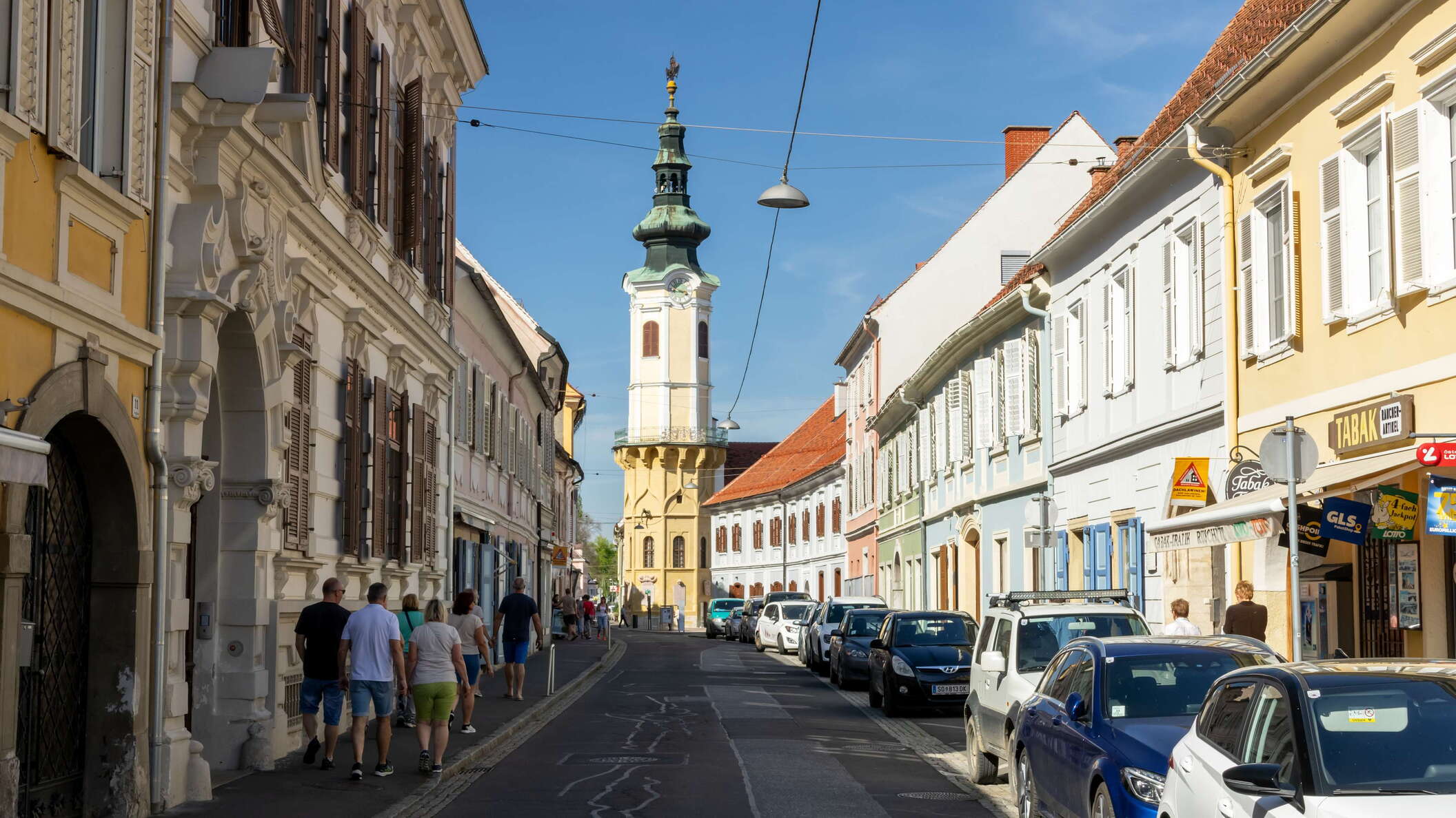 Bad Radkersburg | Langgasse with Rathaus