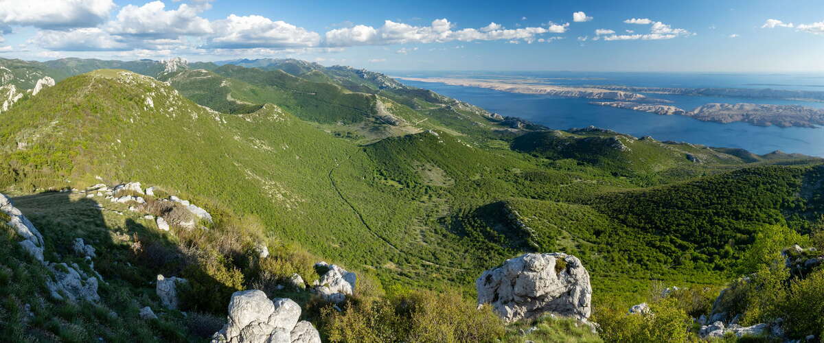 Velebit | Panoramic view with Pag