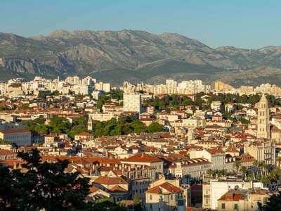 Split with Mosor before sunset