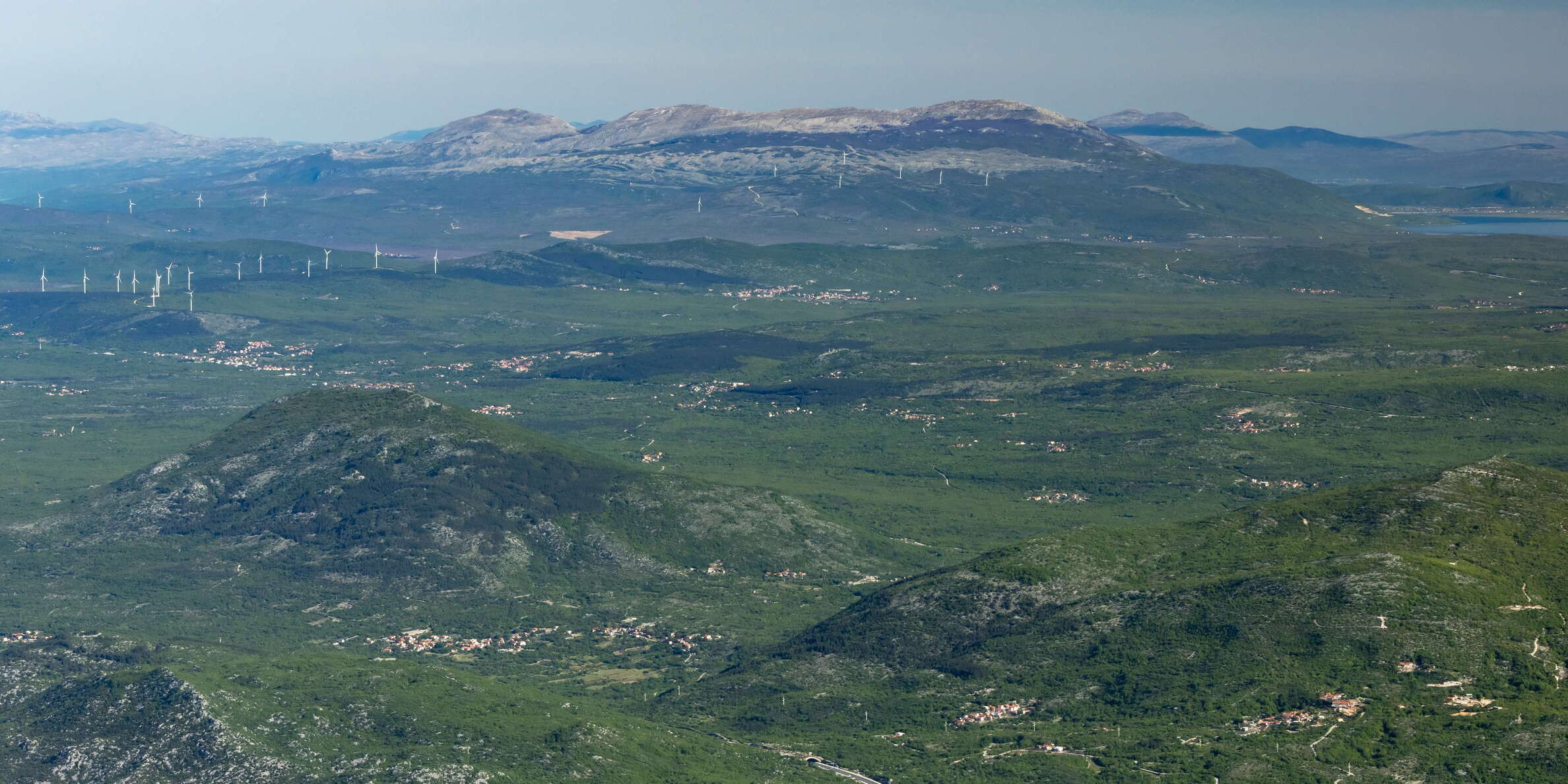 Dinaric karst landscape with Kamešnica