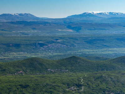 Dalmatinska zagora with Vran and Čvrsnica