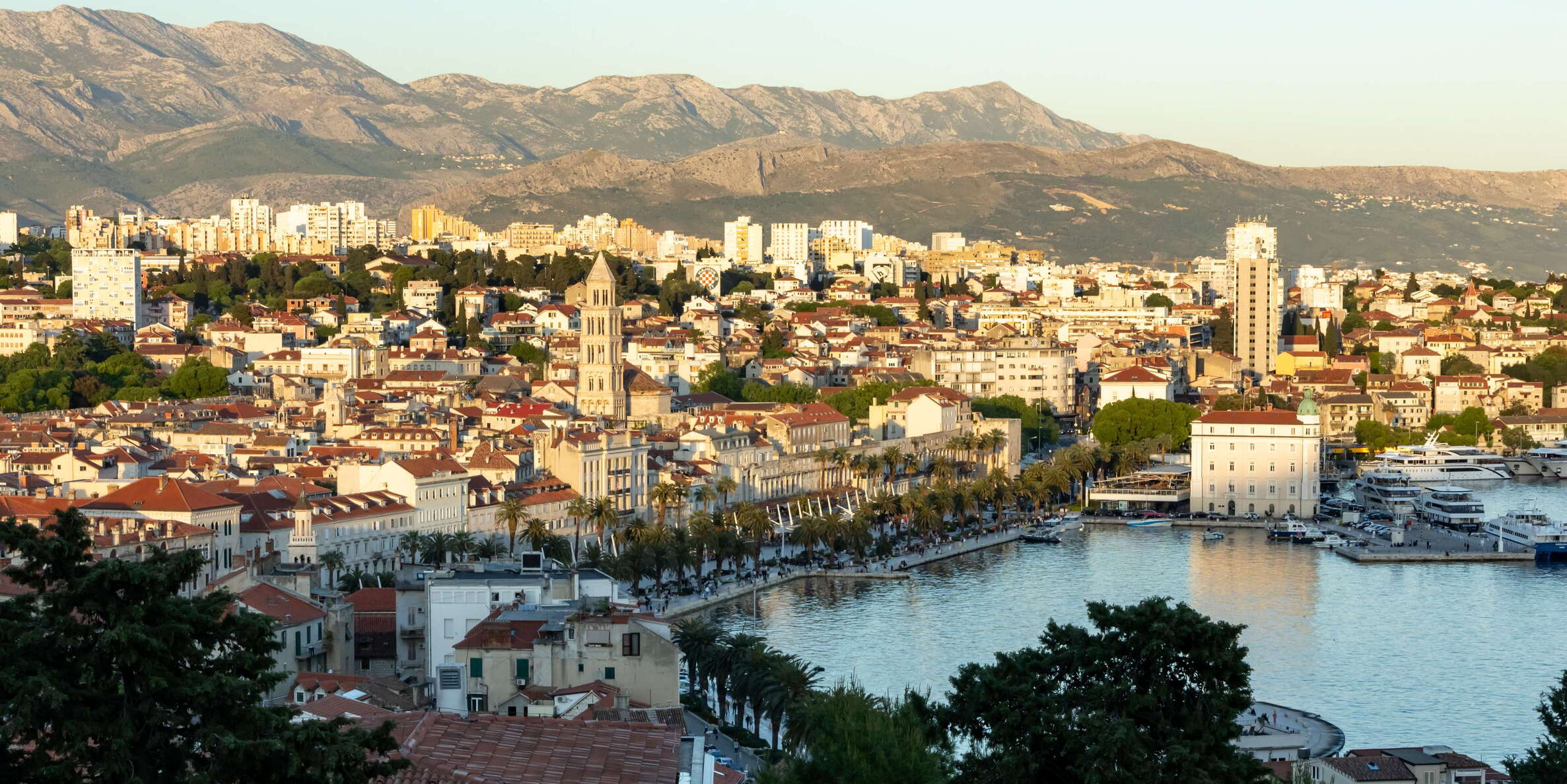Split with Mosor before sunset