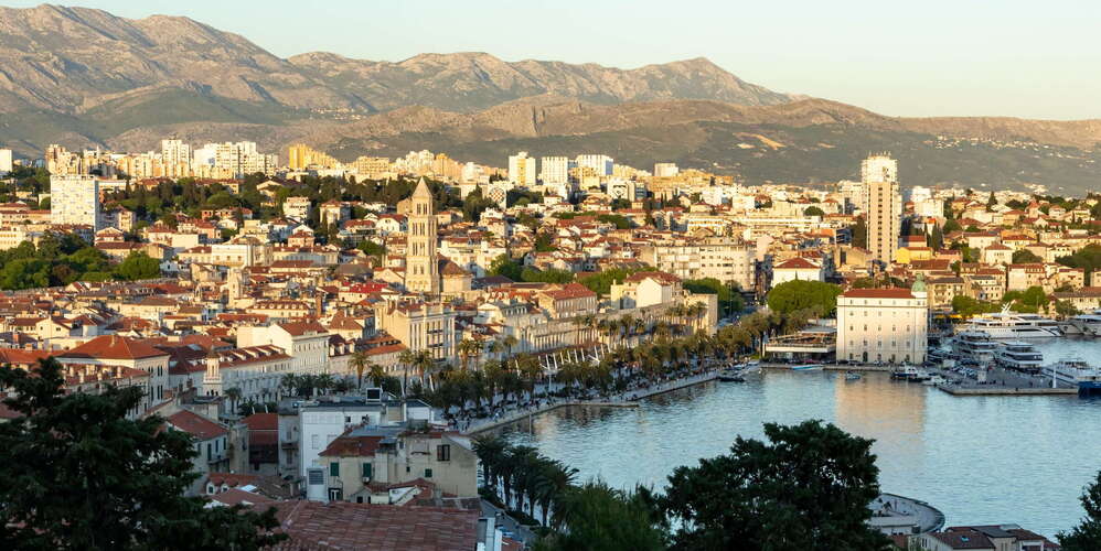 Split with Mosor before sunset