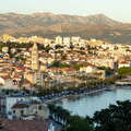 Split with Mosor at sunset