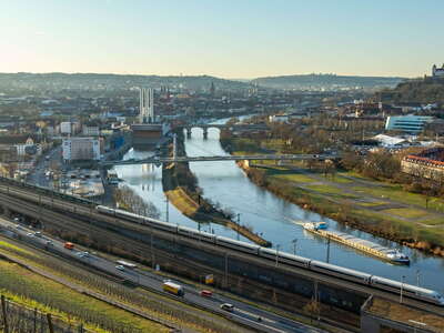 Würzburg with Main and Altstadt