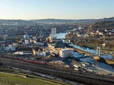 Würzburg with Altstadt and Festung Marienberg