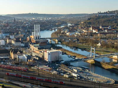Würzburg with Main and Altstadt