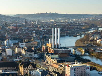 Würzburg with Main and Altstadt