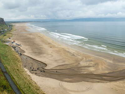 Benone Strand with Downhill | Panoramic view