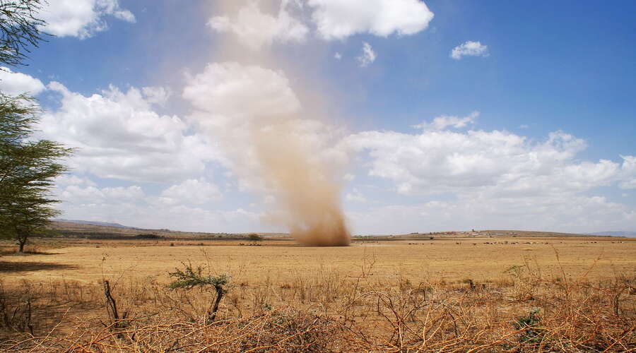 East African Rift Valley  |  Dust devil