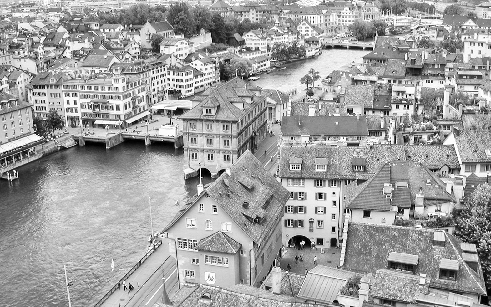 Zuerich  |  Limmat River and historic centre
