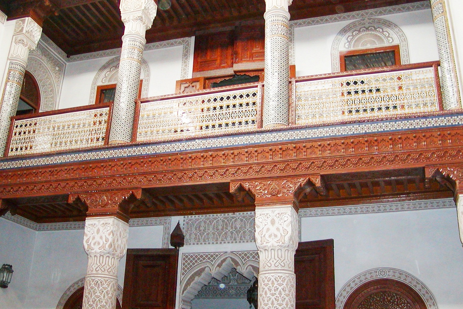 Marrakech  |  Courtyard with balcony