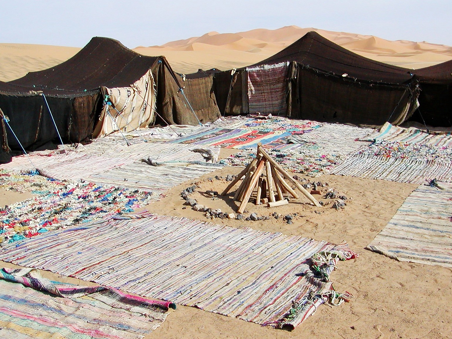 This is not a real nomad tent. Instead it is part of a hotel. WI_mc081.jpg