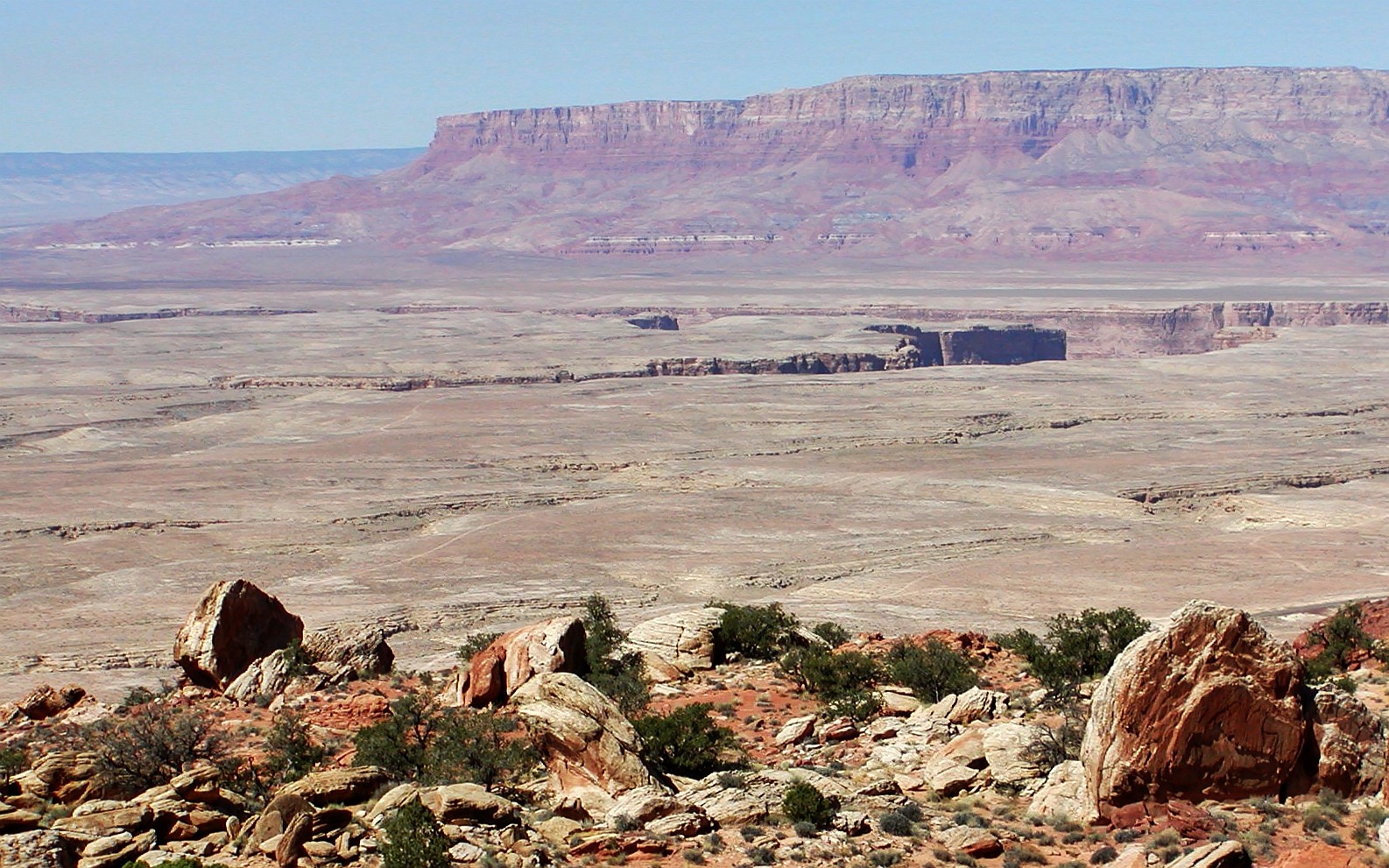 Kaibab Plateau with Vermilion Cliffs and Marble Canyon